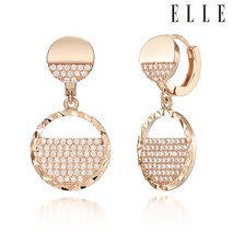 [엘르주얼리] 14k 볼드 원터치 귀걸이 (gold pin) ELGPEE001