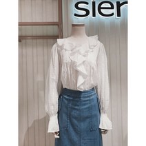 [시에로] 브이넥프릴스모킹소매블라우스 SG2SHF034 (P001402340)