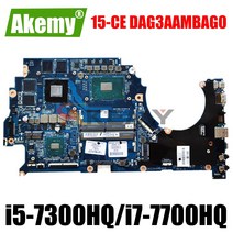 노트북 메인 보드 SR32S i5-7300HQ CPU GTX1050 4GB GPU DAG3AAMBAG0 마더, 03 GTX1050TI i7-7700HQ