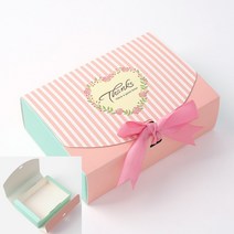 선물포장박스 포장상자 쿠키 떡 미니 10P 16X11 핑크