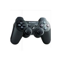 플레이스테이션 3 무선 듀얼 쇼크 3 PS3 게임패드 진동 기능 6 축 TV 게임 콘솔, 01 Black