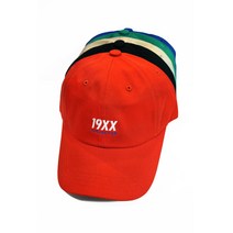 19XX 자수 포인트 남녀공용 볼캡 모자