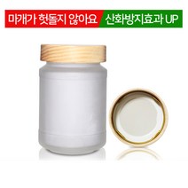 유리병 (불투명)과립490(부식) (A) 70파이 (수공예나무캡), 수공예나무진공캡, 1개