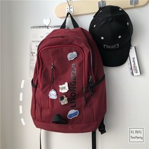 YAPOGI 배낭 일본 하라주쿠 거리 공구 다기능 배낭 남성 레트로 홍콩 스타일 여행 배낭 여자의 Schoolbag