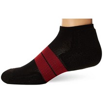 Thorlos 남성 84 N Max 쿠션 러닝 로우 컷 양말 맥스 화이트네이비