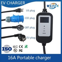EV 충전기 타입 2 전기 자동차 충전 케이블 월박스 휴대용 1 695015, Type1 695015 _EU 3.5KW