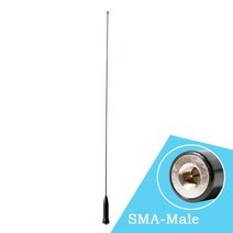 Nagoya NA-24 module Band SMA-Male 연결 양방향 라디오 안테나 UHF VHF 144/430MHz For YAESU 170 177 300, 02 SMA-Male
