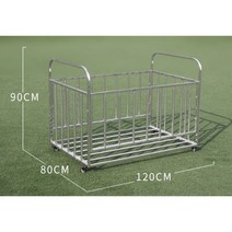 대형 볼 캐리어 카트 바구니 공 보관함, 대형 볼캐리어