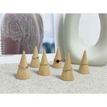 원목 반지진열대 반지 원뿔 거치대 악세사리진열대