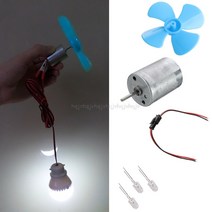 발전기 LED DIY 키트 미니 풍력 터빈 발전기 모터 블레이드 N02 19 드롭 선박 대체 에너지 발생기 수직 물, 한개옵션0