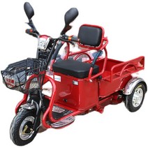 노인 전동 스쿠터 어르신 전동차 세발 삼발이 오토바이 삼륜차 전기 3발 바이크 1, 48V, 05.배터리가없는800w차동모터