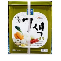 [더착한푸드]7색쌈장(미소찬 14K) 식자재마트 대용량 업소용 미소찬 쌈장 통조림 말깡 말통
