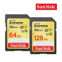 SONY 알파 A77 II 카메라 호환 SD카드 64G 128G, 선택하세요, san extrem SD카드 64GB