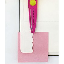 레이스모양가위 아기핑킹가위 종이자르기 문구용품 사무용 강한내구성 문구가위