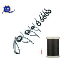 EM가이드 베이트 캐스팅 로드 SiC 링 스테인레스 스틸 가이드 링 DIY 로드 가이드 링 액세서리 빌딩 구, 9pcs m-mh 키트, 03 9pcs M-MH Kit