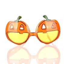 파티짱 할로윈 안경 소품, 할로윈호박안경(오렌지)