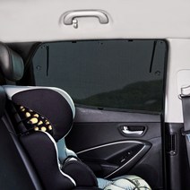 DUB 듀얼 에어 메쉬 윈도우 썬블록 1+2열 풀세트 카커튼 햇빛가리개 커텐, 1세트, 01_현대_NF소나타 트랜스폼 (08~09년)