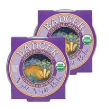 뱃저 나이트-나이트 밤 21g, 2개, Lavender & Chamomile