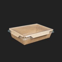 [HC] 크라프트 도시락(PET리드) 500ml SET/200개