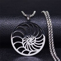 스틸 펜던트 목걸이 골드 컬러 마스터 레이키 심볼 주얼리 G