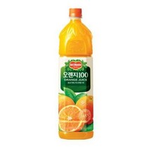 칠성 탕비실 손님대접 가족간식 델몬트 오렌지 주스 과즙음료 과일주스 생과일 1.5L 6개, 26세트