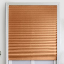 전동 블라인드 전동 모터 리모콘 무선 창문햇빛가리개 자동House Apartment Use White Blinds Adhesive Ple, 05 Coffee_02 60 W X 180 L cm