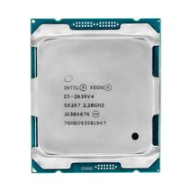 CPU 컴퓨터씨피유인텔 제온 E5 2630 V4 E5-2630V4 프로세서 SR2R7 2.2GHz 10 코어 25M LGA 2011-3 CPU, 한개옵션0