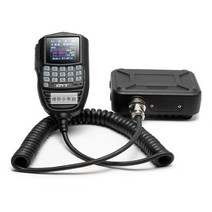 무전기 QYT KT-WP12 미니 모바일 햄 라디오 트랜시버 자동차 방송국 25 와트 200 채널 VHF UHF 듀얼 밴드, 01 Black