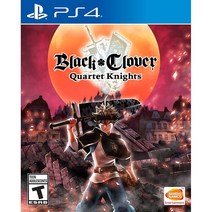 블랙클로버 콰르텟 나이츠 Black Clover Quartet Knights PS4 대전격투 액션