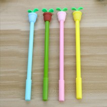 새싹 화분 볼펜 특이한 선물용 0.5 예쁜 볼펜 볼, 상품선택, 옐로우