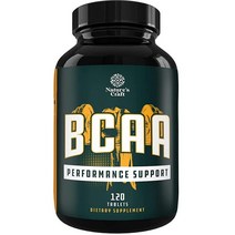 분지 사슬 아미노산 보충제 - 비건 BCAA 캡슐 운동 후 회복 및 성장 지원 남성 여성용 회복을 위한 분지쇄 120개, 120개(1팩)