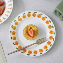 과일 싸고 예쁜 쓰임 주방 레트로 그릇 집꾸미기 방꾸미기, 오렌지 플래터