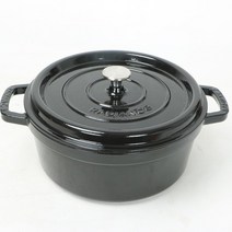 스타우브 주물 무쇠 솥밥 양수 냄비 찜 전골 냄비, 상세이페이지 참고, 22cm아이스블루 24인