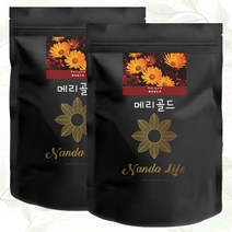 푸르담 메리골드 꽃차 티백, 100개