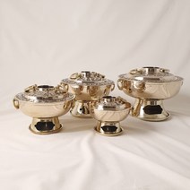 방짜 유기 신선로 전골냄비 힌정식 놋그릇[국내제작], 중200×155