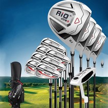 PGM RIO 2세대 남성 골프클럽 풀세트+골프백, 카본 12종세트+골프가방A