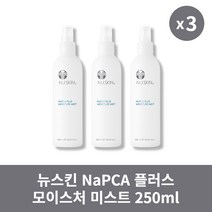 [본사정품] 뉴스킨 NaPCA 플러스 모이스처 미스트 250ml 3개 촉촉한 피부 보습, 250ml × 3개