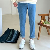 놈시크 남자 청바지 편한 밴딩 스판 데님팬츠 빅 사이즈 3692