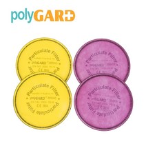 폴리가드 2000-OV 방진필터 특급 활성탄 용접 필터 1Set 2개입 3M 2097K