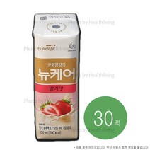 뉴케어 딸기맛 200mlx30팩 KF94마스크 1매 증정, 30팩, 200ml