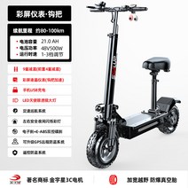 접이식 전기자전거 장거리용 대용량 배달용 출퇴근용 접이식 전동자전거, 13 q7/48V 게이지/김우성/오프로드 진공 타이어/, 48V