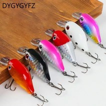 찌낚시대 미노우 미끼 3D 눈 6cm 8g 저수지송어대 참돔대 바다릴대 방파제대, F