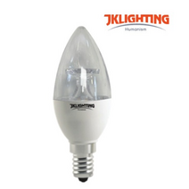 JK LED 4W 촛대구 투명 다용도 인테리어 조명 전구 램프 E14 E17 정광, 주광색(6500K)/E14/4W