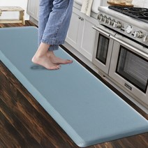 카바펫 플로어 쿠션드 키친 컴포트 워터프루프 넌 슬립 PVC발매트, Teal