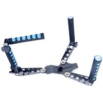 스테빌라이저캐논 소니 니콘용 휴대용 다기능 핸들/브래킷 접이식 숄더 리그 마운트 DSLR 카메라/비디오 카, 한개옵션0