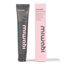 미와비 눈시림 백탁없는 무기자차 수분 에센스 선크림 SPF50+ PA++++ 자외선차단 진정 판테놀 브라이트닝 파데프리 민감성 여드름 무자극 워터풀 유브이 선블럭 톤업 50ml, 1개