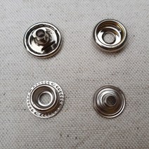 링도트 스냅단추 15미리 10셋트, 10set, 링도트 스냅단추 15미리 니켈