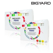 2세트 빅야드 RB90 2피스 초고반발 크리스탈 골프공 골프볼, 화이트 24알