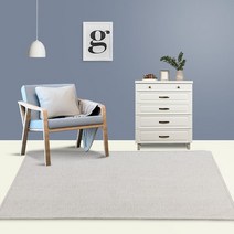 플랫 러그 초대형 카페트 빈티지 거실 극세사 고급 아이보리 170X230