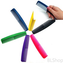 플라스틱 미용 이발 커트빗 컷트빗 헤어빗 1P